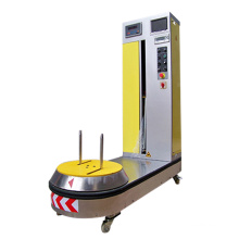 Hot sale luggage travel bags wrapping machine with the high efficiency
